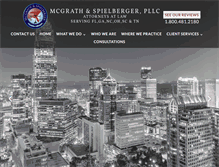 Tablet Screenshot of mcgrathspielberger.com